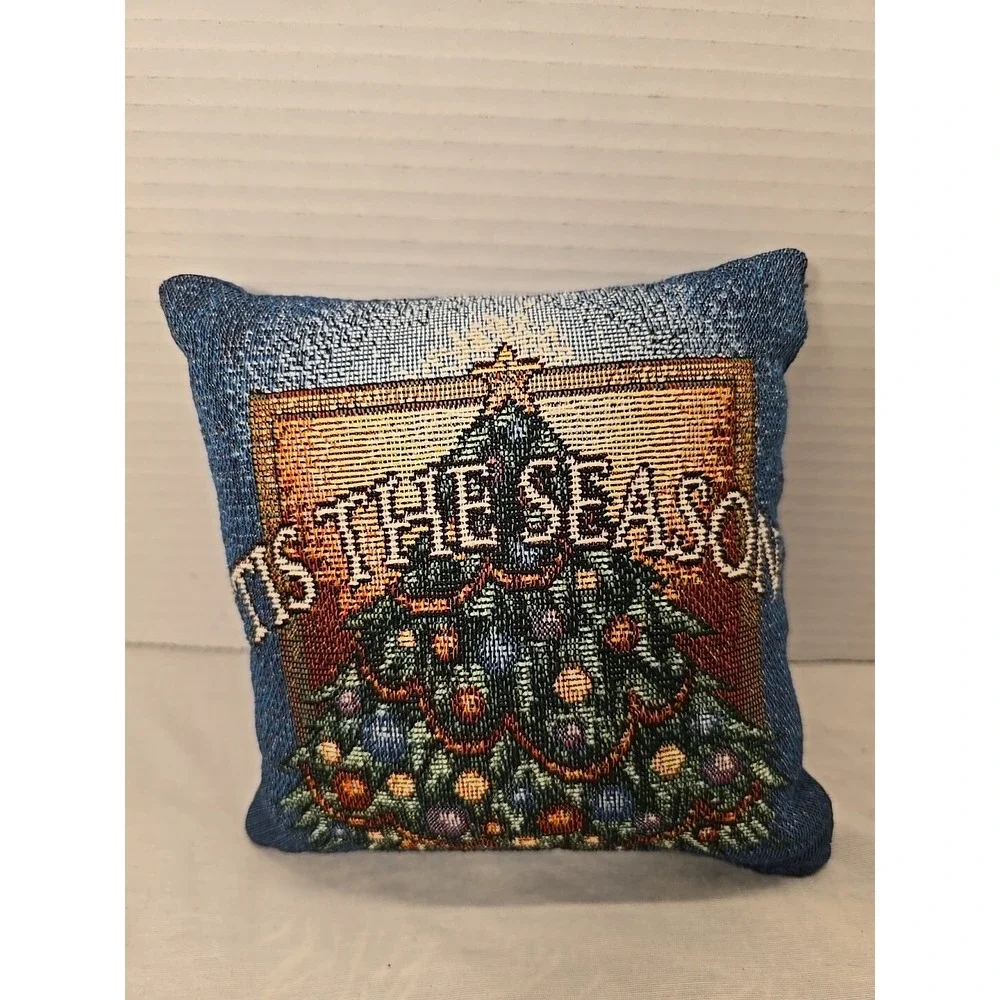 Tis The Season Small‎ Decorative Christmas Pillow 7